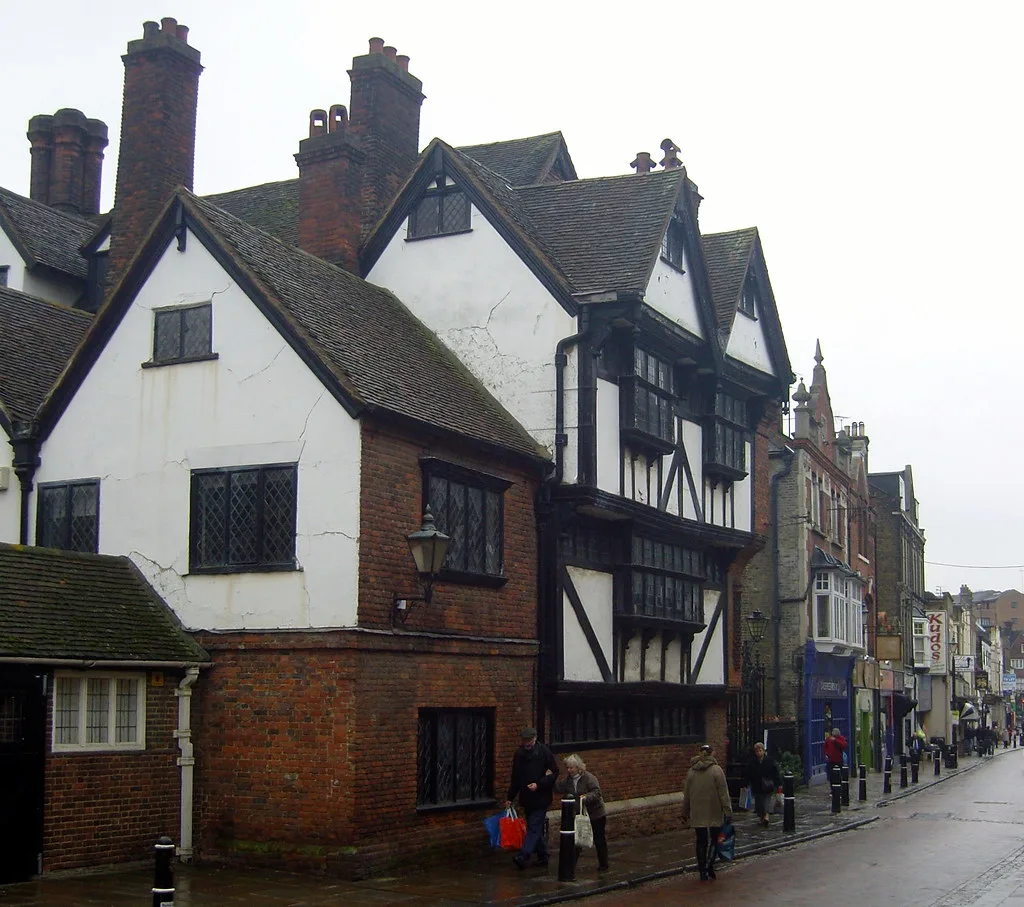 Rochester High Street, where Eastgate House, the Guildhall Museum and the cathedral all sit within a few minutes' walk