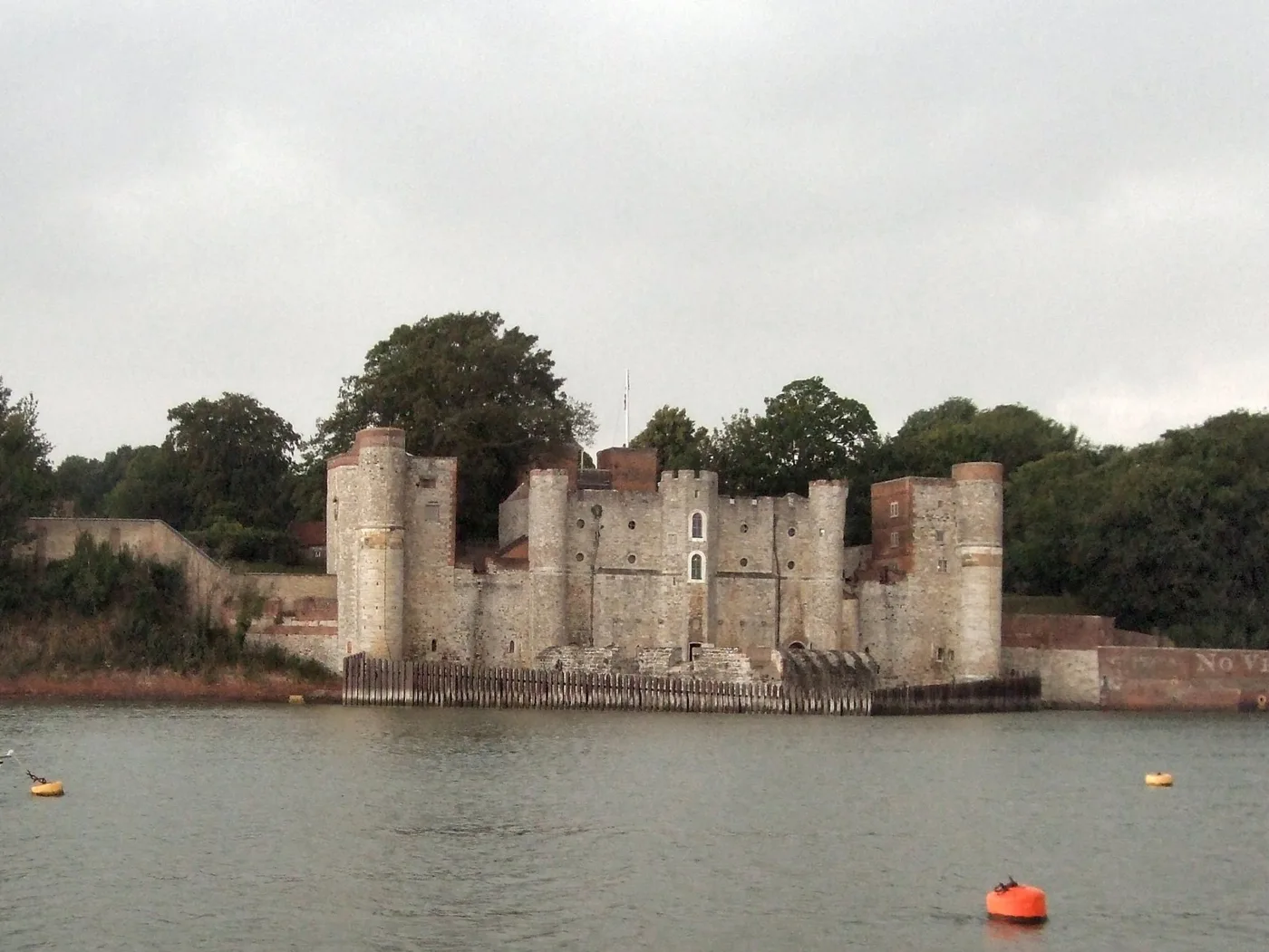 Upnor Castle, seen from the River Medway. The Elizabethan fort opens free on 19 and 20 September, from noon to 3pm, with no booking needed
