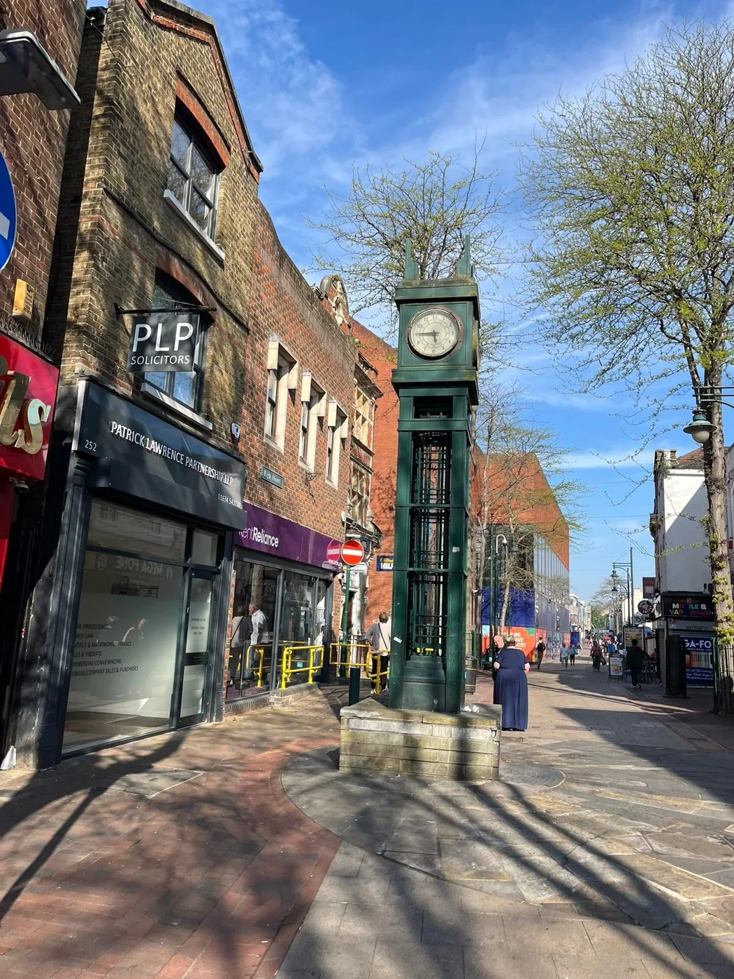 Chatham High Street looking towards the town clock. Super Saturday runs along the High Street and inside the Pentagon on 29 August