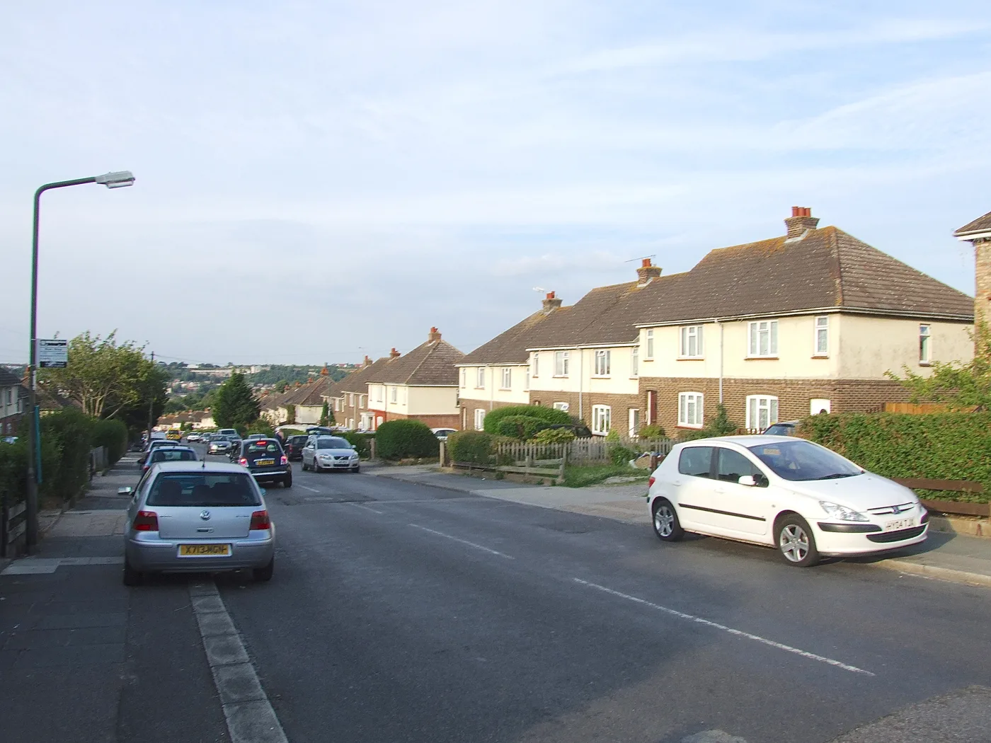Wayfield Road in Wayfield, Chatham, the road the primary school sits on. The photo does not show the school